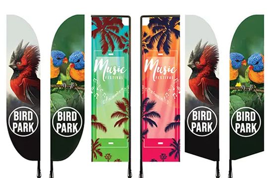 Custom Feather Flags & Feather Banners - Printmoz