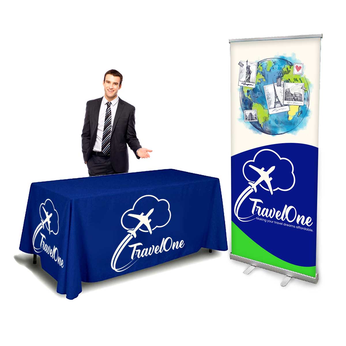 L Banner Stands for Trade Shows