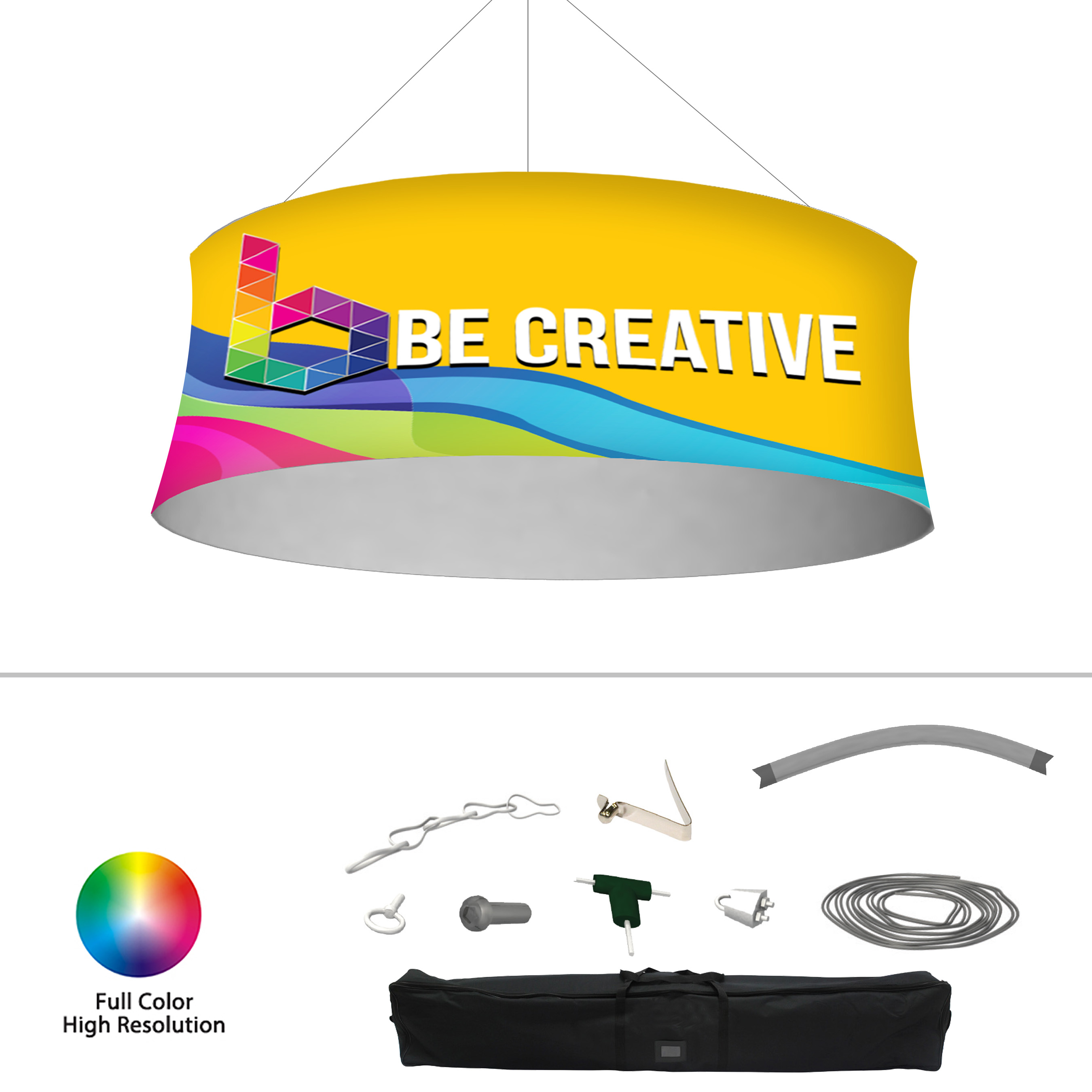 Circle Trade Show Hanging Banners Circle Hanging Ceiling