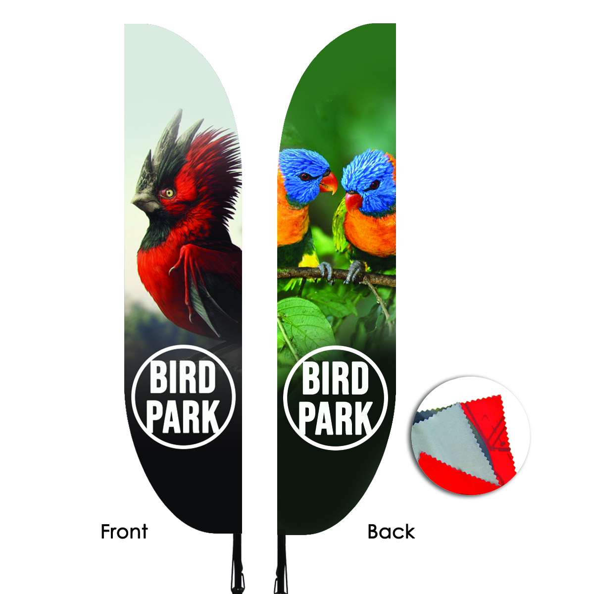 Double Sided Feather Banner 