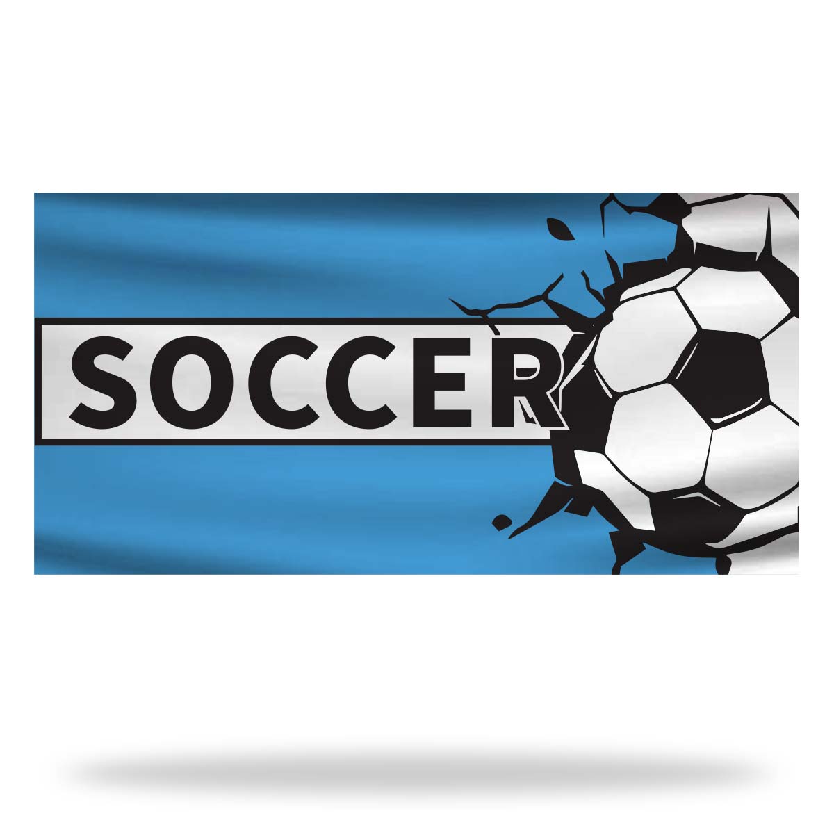 Soccer Flags & Banners Design 02 Free Customization Lush Banners