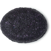 Black Hole Sun Conditioner A black oval hair conditioner bar