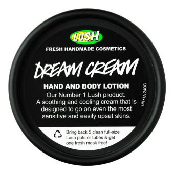 Dream Cream body lotion locket på body lotion Dream Cream från Lush