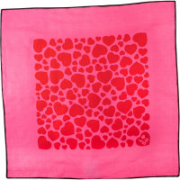 Love Heart Knot Wrap pink and red love heart patterned knot wrap