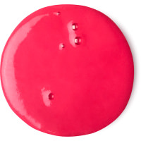 red round blob of shower gel