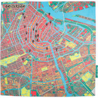 Splash Maps Amsterdam Knot Wrap splash maps amsterdam knot wrap