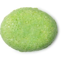 Jungle Pressed Conditioner an oval green solid conditioner bar