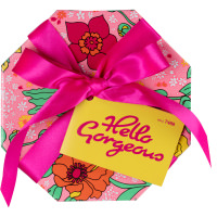 Hello Gorgeous Gift Hello Gorgeous as viewed from the front