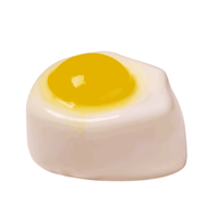 Sunnyside Up Shower Jelly shower jelly shaped like a fried egg jiggling about