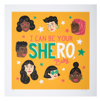 Shero Yellow Poster Swag shero yellow poster swag