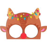 Prancer And Dancer - Maschera Confezione per due bombe da bagno | Edizione Limitata Natale 2019 Prancer And Dancer - Maschera Confezione per due bombe da bagno a forma di renna di Natale | Edizione Limitata Natale 2019