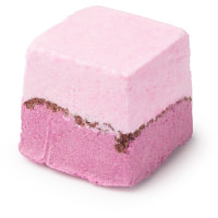 Rose Clay Salt Cube bomba de baño vegano minerales arcilla y jazmín rose clay salt cube bomba de baño vegano con minerales de color rosa