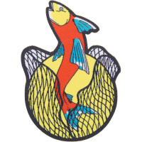 Fish Net Patch Swag fish net patch swag
