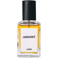 Snowcake Perfume a vegan perfume with a white label called snowcake