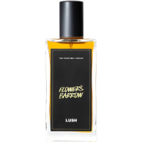 Flower's Barrow 100ml Black Label A bottle of Flower's Barrow Lush perfume. The perfume an orange/brown in colour and contained in a rectangle bottle featuring a black lid and label.