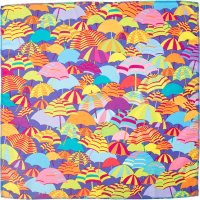 April Showers Knot Wrap Hero Knot wrap multicolore con stampa di ombrelli