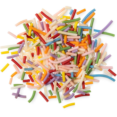 Multicoloured and vegan sprinkles Multicoloured and vegan sprinkles