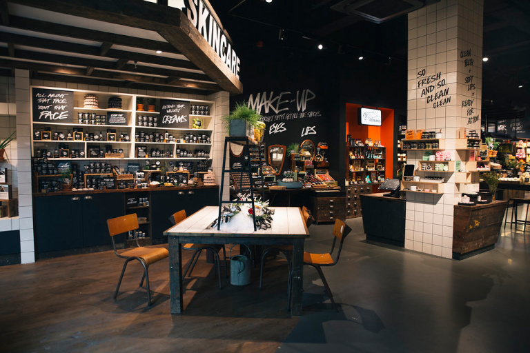 Lush Shop Arndale von innen Lush Shop Arndale von innen