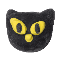 Bewitched burbuja de baño gato negro halloween 2019 bewitched burbuja de baño en forma de gato negor con ojos amarillos halloween