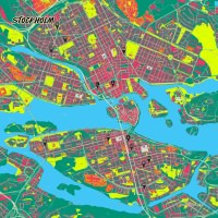 Stockholm Splash Map stockholm splash map
