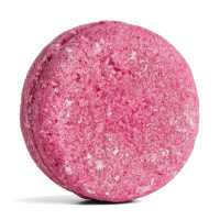 champú sólido zero waste Jason & The Argan Oil champú sólido zero waste de color rosa con aceite de argán y absoluto de rosa Jason & The Argan Oil