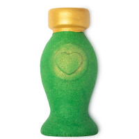 Love Perfume Bubble Bottle green bottle shaped perfume scented bubble bar