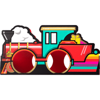 Santa Express a train shaped product holder