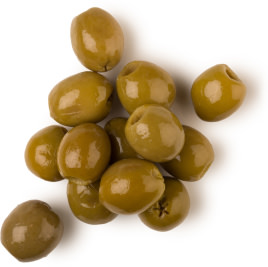 Olive Oil Ingredient A bunch of green, oval olives