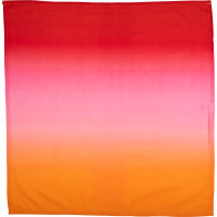 Ombre a ombre coloured knot wrap
