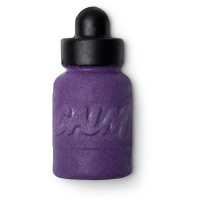 purple aromatherapy bottle shaped scented bubble bar