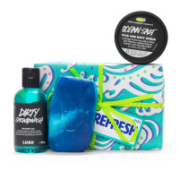 Refresh paket Blått hudvårdspaket från Lush