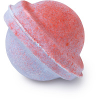 Space Girl Bath Bomb A blue and pink bath bomb