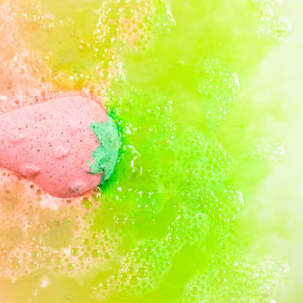 Strawberries And Cream Bath Bomb strawberries and cream bath bomb