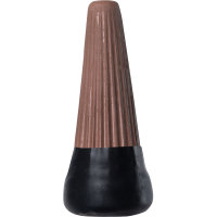 Trix Stick 17.5 beige naked concealer on white background with black wax bottom