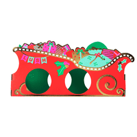 Santa's Sleigh a santa sleigh shaped bath and product holder