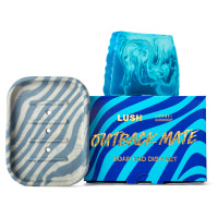 blue sea themed soap and dish gift set