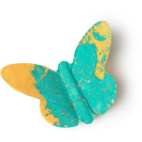 Butterfly Green Orange Bath Bomb butterfly green orange bath bomb