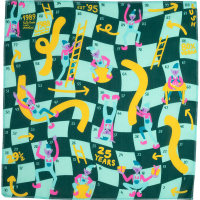 Elves and Ladders a snakes and ladders knot wrap