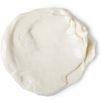 A white body lotion splotch