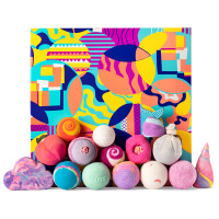 The Art Of Bathing Gift multicoloured gift box with products around it