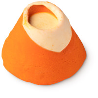 Vesuvio Bubble Bar orange volcano shaped bubble bar