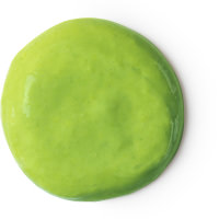 J Mom Okra A round green spot of hair conditioner