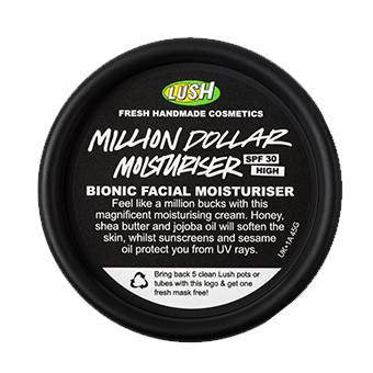 Pot Deckel: Million Dollar Gesichtscreme mit LSF 30 Pot Deckel: Million Dollar Gesichtscreme mit LSF 30