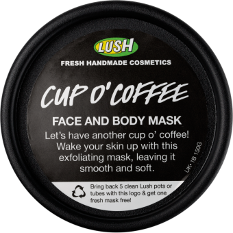 Coffee in face mask