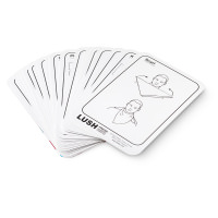 Knot Wrap Card Pack a pack of cards showing how to use knot wraps