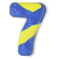 Birthday Number Seven - Spumante da bagno speziato a forma di numero 7 Birthday Number Seven - Spumante da bagno speziato a forma di numero 7