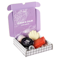 clean and calm cuidado de manos Kit con productos para limpiar e hidratar las manos