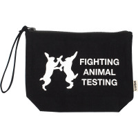 Fighting Animal Testing Cosmetic Bag