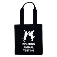 fighting animal testing canvas bag fighting animal testing canvas bag