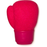 Knock Out Reusable Bubble Bar pink boxing glove shaped reusable bubble bar